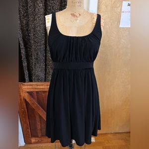 Black Laundry by Shelli Segal Petites size 6p black stretch empire waist dress